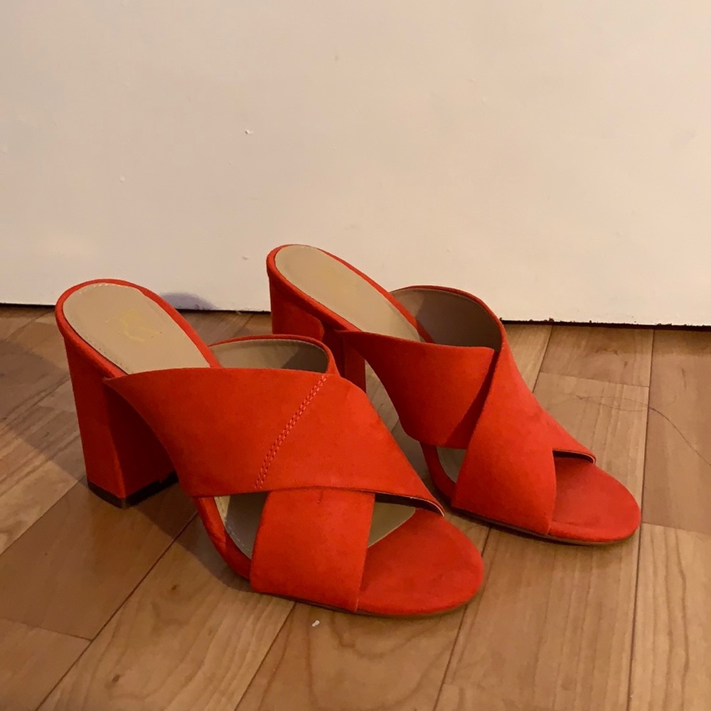 Red sandals